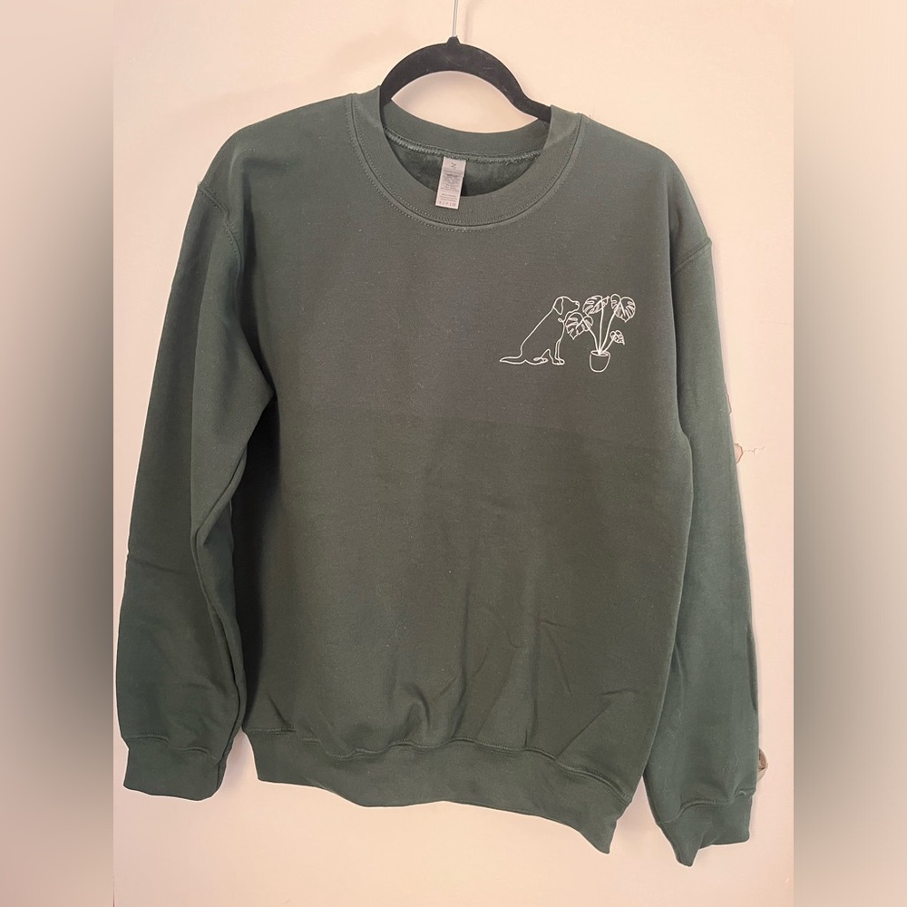 Vinyl Plant & Pet Crewneck sweatshirt